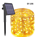 Cordão de LED Luzes de Fada c/ Carregamento Solar