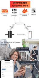 Fechadura Eletrônica Inteligente Digital Smart Tuya com Biometria, Wi-Fi