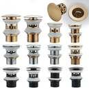 Válvula Click para Cuba de Banheiro - Golden Preto e Cromado