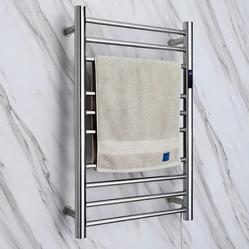 Toalheiro Térmico Cromado com Display Digital e Timer Aço Inoxidável