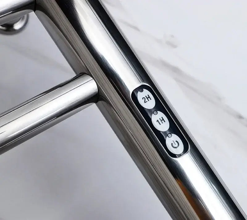 Toalheiro Térmico Cromado com Display Digital e Timer Aço Inoxidável
