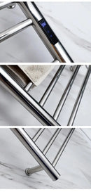 Toalheiro Térmico Cromado com Display Digital e Timer Aço Inoxidável