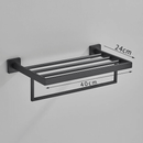 Acessórios Para Banheiro Luxury Ébano - Preto Matte