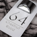 Placa Personalizada Glow Endereço Resdidencial Comercial 3D  c/ Luminaria Solar