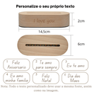 Luminária Personalizada com Foto 3D LED