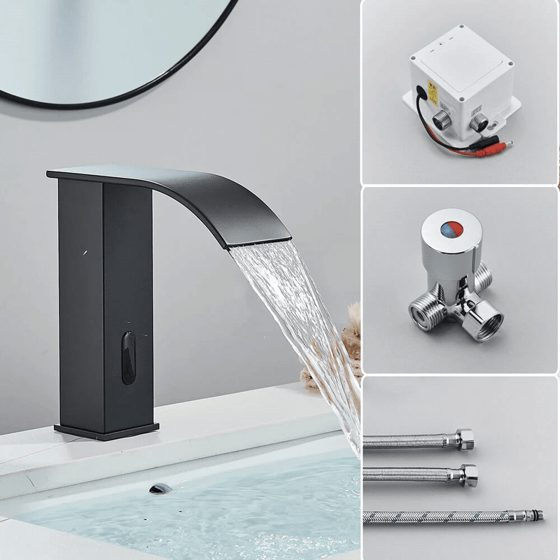 Torneira Para Banheiro Sense - Sensor Automático Quente e Fria - Cuba Alta e Cuba Baixa