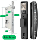 Fechadura Eletrônica Inteligente Reconhecimento Facial 3D Biométrica WiFi Digital - APP Eques