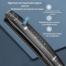 Fechadura Eletrônica Inteligente Reconhecimento Facial 3D Biométrica WiFi Digital - APP Eques
