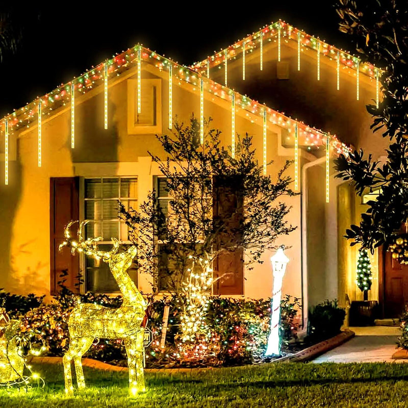 Chuva de Meteoros - Luminárias em LED 08 Tubos 50cm