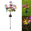 Luminária de Led Solar À Prova D'Água  Borboletas e Flores