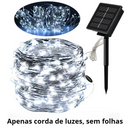Luminárias de LED Guirlandas de Folhas Cordas de Luz - Energia Solar