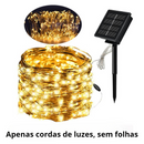 Luminárias de LED Guirlandas de Folhas Cordas de Luz - Energia Solar