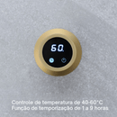 Toalheiro Térmico Inteligente Vertical Atena | Inox com Wi-Fi, Timer e Display Digital