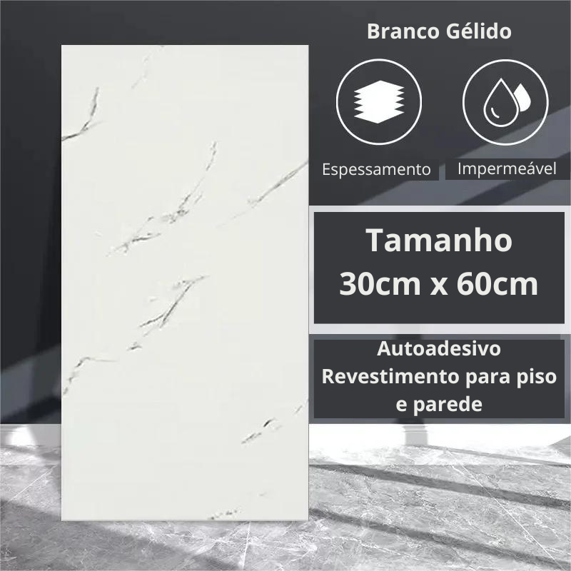 Placas Adesiva Estilo Mármore e Azulejos para Parede e Piso Revestimento Autoadesivo
