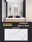 Placas Adesiva Estilo Mármore e Azulejos para Parede e Piso Revestimento Autoadesivo