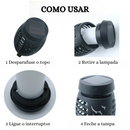 Luminária Balizadora Solar em LED - Solar Flame