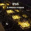 Luminária Solar em Forma de Cubo de Gelo LED