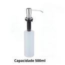 Dispensador de Sabonete ou Detergente Liquido Em Aço Inoxidável