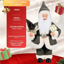 Papai Noel de Tecido 30cm Charme e Tradição no Seu Natal