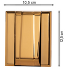 Acabamento para Válvulla de Vaso Sanitário Dourado Padrão Hydra / Deca / Docol