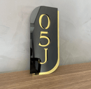 Placa Personalizada Número Para Endereços Comerciais e Residenciais