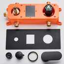 Chuveiro de Teto / Parede RainFall Monocomando Display Digital e Termostato Kit Completo