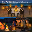 Luminária Balizadora Solar em LED - Solar Flame