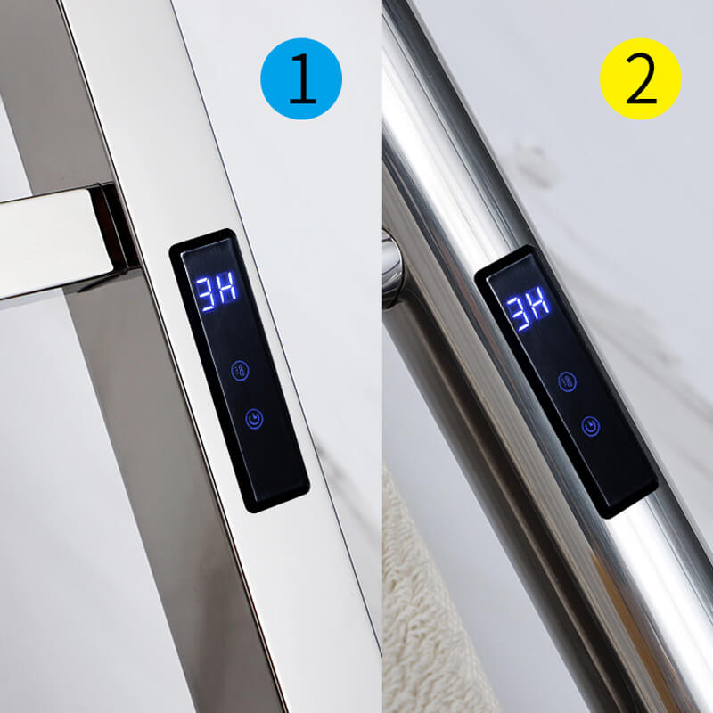 Toalheiro Térmico Cromado com Display Digital e Timer Aço Inoxidável