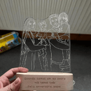 Luminária Personalizada com Foto 3D LED