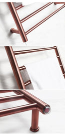 Toalheiro Térmico Aço Inoxidável Display Digital e WiFi Fiação Oculta/Exposta Rose Gold