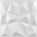Painel de Parede Decorativo 3D com Design Diamante com 12 unidades