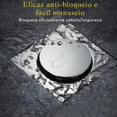 Ralo Click Inox Inteligente 10x10 Cm + Porta Grelha