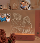 Luminária Personalizada com Foto 3D LED