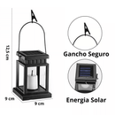Luminária Para Jardim Solar Retrô Externa Castelo