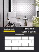 Placas Adesiva Estilo Mármore e Azulejos para Parede e Piso Revestimento Autoadesivo