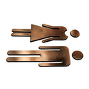 Placas de Sinalização de Banheiro em Bronze Feminino / Masculino Adesiva