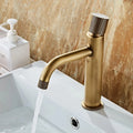Torneira Para Banheiro Lavabo Mococomando Antique Bronze Cuba Alta e Baixa