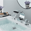 Torneira Para Lavabo e Banheiro Luxury Cromada Waterfall - Cuba Baixa