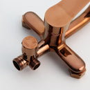 Chuveiro Rose Gold Shower Completo Modelo Coluna Misturador Monocomando