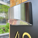 Placa Personalizada Glow Endereço Resdidencial Comercial 3D  c/ Luminaria Solar