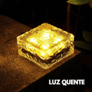 Luminária Solar em Forma de Cubo de Gelo LED
