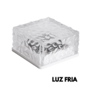 Luminária Solar em Forma de Cubo de Gelo LED