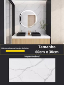 Placas Adesiva Estilo Mármore e Azulejos para Parede e Piso Revestimento Autoadesivo