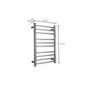 Toalheiro Térmico Cromado com Display Digital e Timer Aço Inoxidável