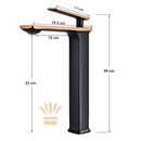 Torneira Para Banheiro Aqua Fusion  Monocomando Quente e Fria  - Cuba Alta