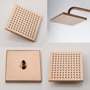 Chuveiro Rose Gold Shower Completo Modelo Coluna Misturador Monocomando