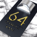 Placa Personalizada Glow Endereço Resdidencial Comercial 3D  c/ Luminaria Solar