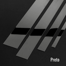 Moldura Espelhada ou Fosca Em Aço Inox Adesiva -  5 metros