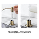 Dispensador de Sabonete ou Detergente Liquido Em Aço Inoxidável