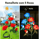 Luminária de Led Solar À Prova D'Água  Rosas
